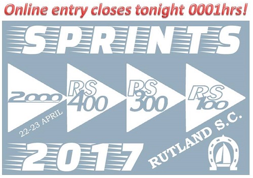 More information on Sprints online entry closes tonight!