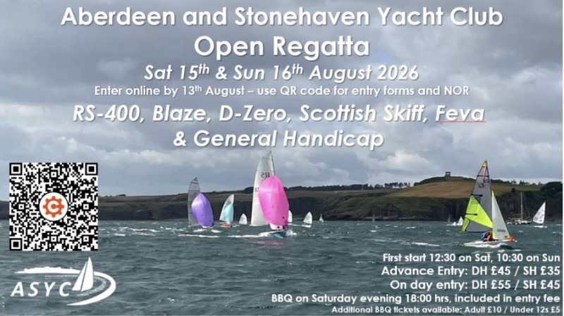 More information on RS400 Scottish Championships - Aberdeen and Stonehaven Regatta